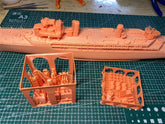 3d Printed Kits 1/350 French Cruiser Jeanne D'arc(full Hull/waterline)
